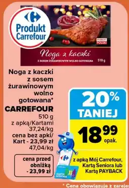 Carrefour Noga z kaczki Carrefour oferta