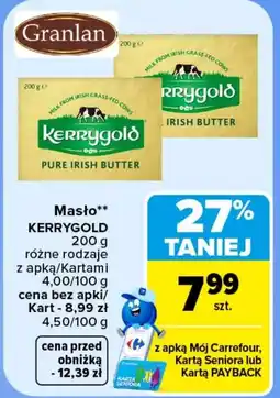 Carrefour Masło Kerrygold oferta