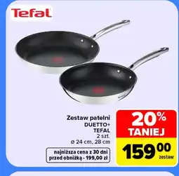 Carrefour Zestaw patelni Tefal oferta