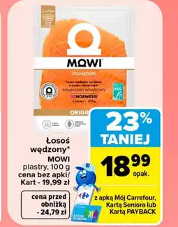 Carrefour Market Łosoś wędzony MOWI oferta