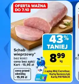 Carrefour Market Schab bez kości Carrefour oferta