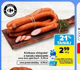 Carrefour Market Kiełbasa Z Naszej Wędzarni oferta