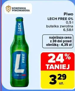 Carrefour Market Piwo Lech oferta