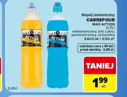 Carrefour Market Napój izotoniczny Carrefour oferta