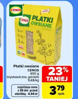 Carrefour Market Płatki owsiane Cenos oferta
