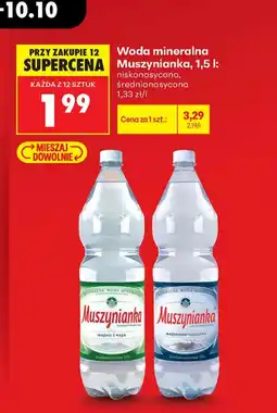 Biedronka Woda mineralna Muszynianka oferta