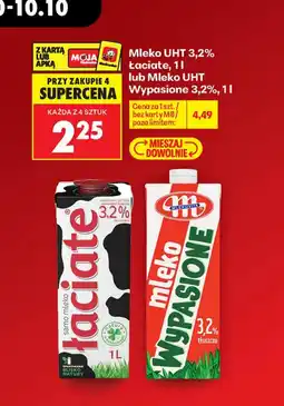 Biedronka Mleko Łaciate oferta