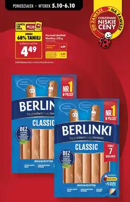 Biedronka Parówki Berlinki oferta