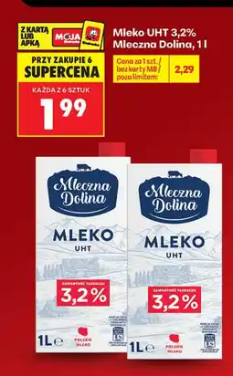 Biedronka Mleko Mleczna Dolina oferta