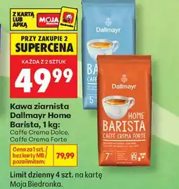 Biedronka Kawa ziarnista Dallmayr oferta