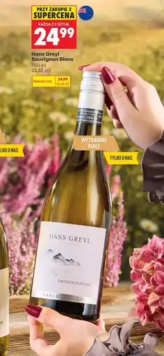 Biedronka Wino wytrawne Hans Greyl oferta