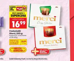 Biedronka Czekoladki Merci oferta