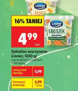 Biedronka Sałatka warzywna Lisner oferta