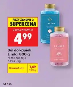 Biedronka Sól do kąpieli Linda oferta