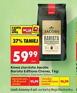 Biedronka Kawa ziarnista Jacobs oferta