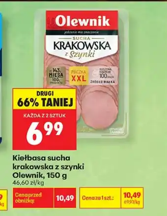 Biedronka Kiełbasa Olewnik oferta