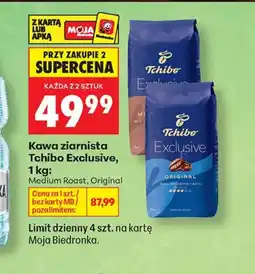 Biedronka Kawa ziarnista Tchibo oferta