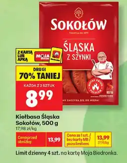 Biedronka Kiełbasa Sokołów oferta