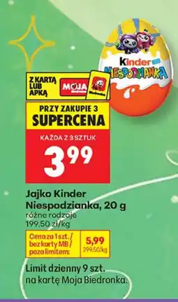 Biedronka Jajko niespodzianka Kinder oferta