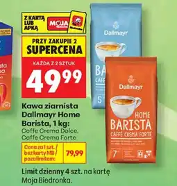 Biedronka Kawa ziarnista Dallmayr oferta