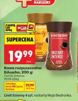 Biedronka Kawa rozpuszczalna Eduscho oferta