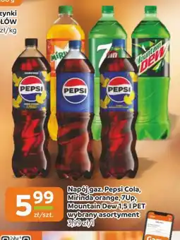Gama Napój gaz. Pepsi Cola, Mirinda orange, 7Up, Mountain Dew oferta