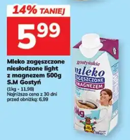 Hitpol Mleko zagęszczone niesłodzone light z magnezem oferta