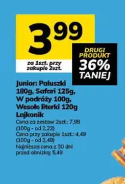 Hitpol Junior: Paluszki, Safari, W podróży, Wesole literki, Lajkonik oferta