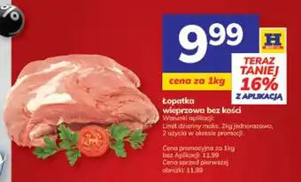 Łopatka wieprzowa bez kości