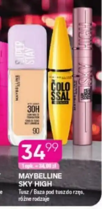 MAYBELLINE SKY HIGH Tusz / Baza pod tusz do rzęs, różne rodzaje