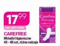 Koliber drogerie Carefree Wkładki higieniczne oferta