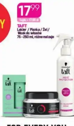 Koliber drogerie Taft Lakier / Pianka / Żel / Wosk do włosów oferta
