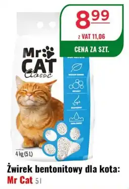 Eurocash Żwirek bentonitowy dla kota: Mr Cat 5l oferta