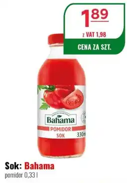 Eurocash Sok Bahama pomidor oferta