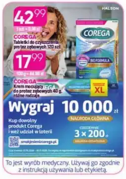 Koliber drogerie COREGA Tabletki do czyszczenia protez zębowych oferta