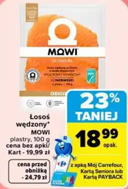 Carrefour Market Łosoś wędzony MOWI oferta