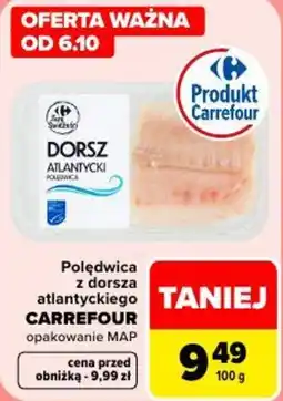 Carrefour Market Polędwica z dorsza atlantyckiego oferta