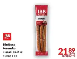 Makro Kiełbasa toruńska JBB oferta