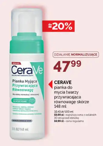 CeraVe Pianka Myjąca Przywracająca Równowagę