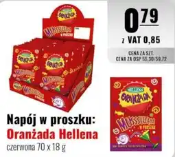 Eurocash Napój w proszku: Oranżada Hellena czerwona oferta