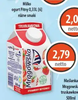 DUO-TES Maślanka Mrągowska truskawkowa oferta