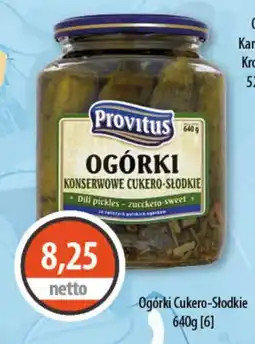 DUO-TES Provitus Ogórki Cukero-Słodkie oferta
