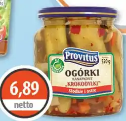 DUO-TES Provitus Ogórki Kanapkowe 'Krokodylki' oferta