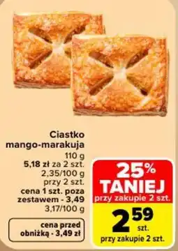 Carrefour Market Ciastko mango-marakuja oferta
