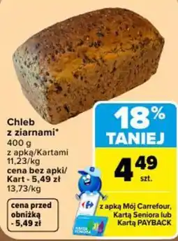 Carrefour Market Chleb z ziarnami oferta