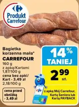 Carrefour Market Bagietka korzenna mała oferta