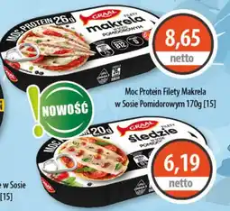 DUO-TES Moc Protein Filety Makreła w Sosie Pomidorowym oferta
