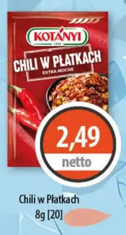 DUO-TES Chili w Płatkach Kotányi oferta