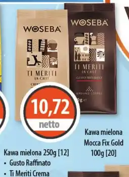 DUO-TES Kawa Mielona Woseba Mocca Fix Gold oferta