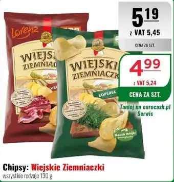 Eurocash Chipsy: Wiejskie Ziemniaczki oferta